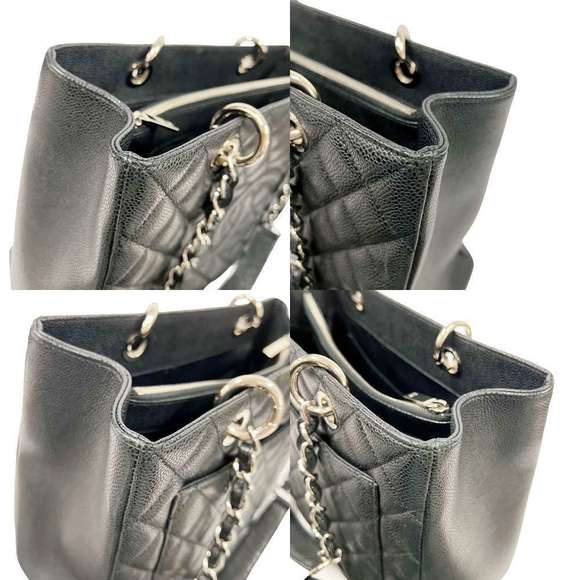 Chanel GST Chain Tote Bag Caviar Skin Black - Picture 12 of 16